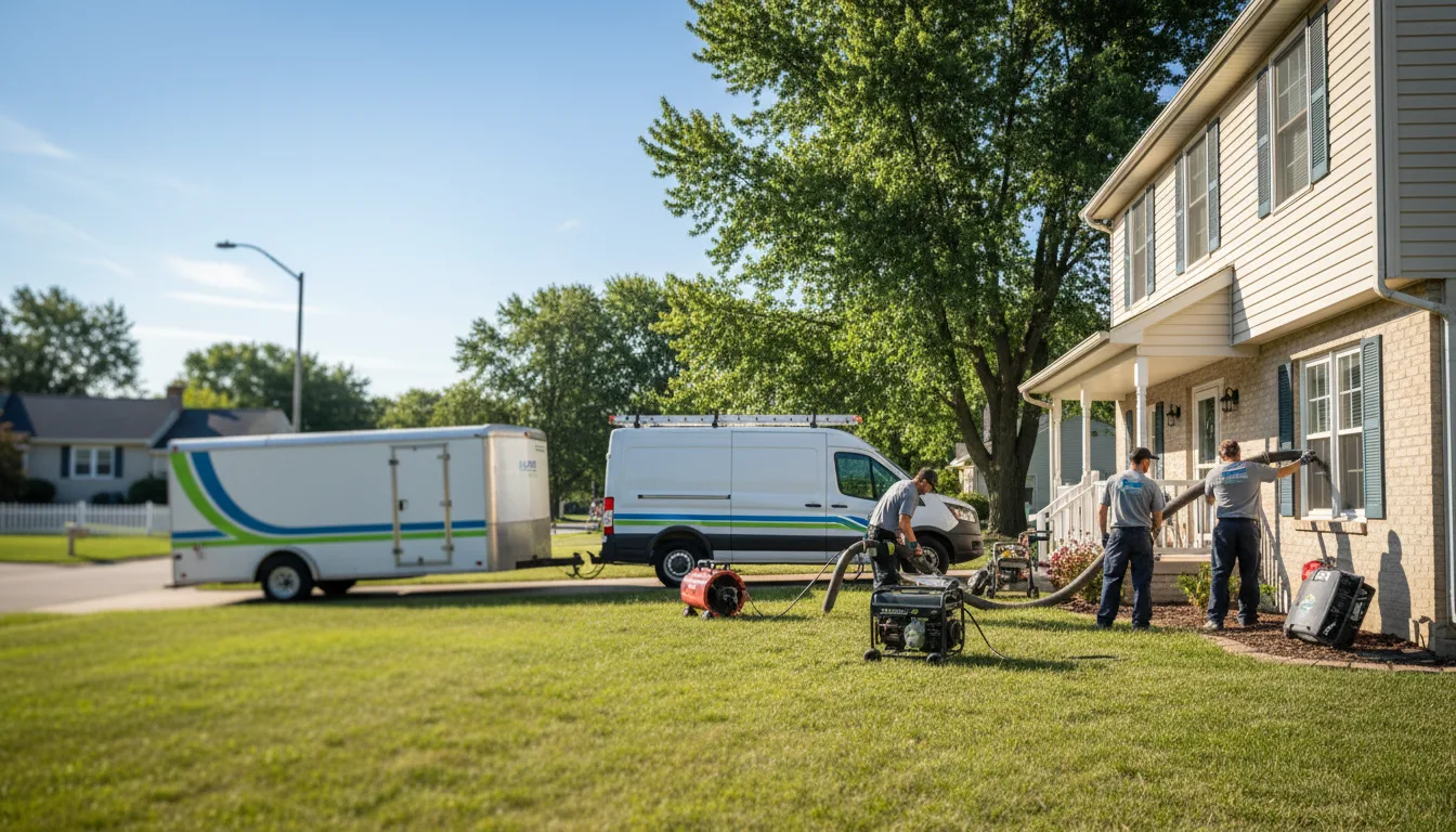 Flooded Basement Restoration And Cleanup With Repair in Severance, CO near me